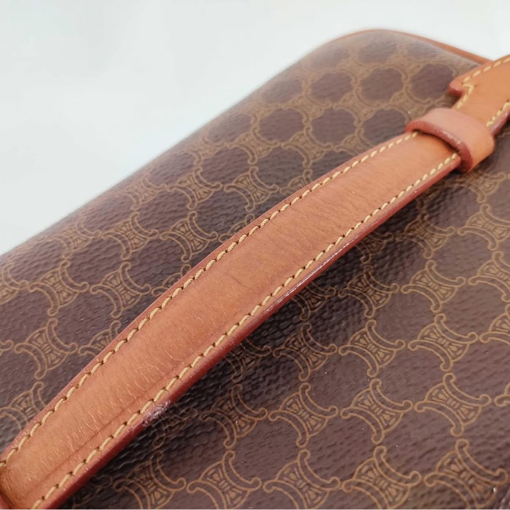 Celine Brown Patterned Vanity Bag - image 2